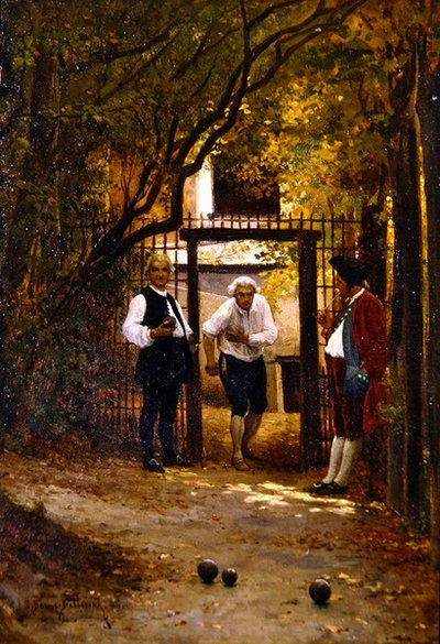 Jouer aux boules - Etienne Prosper Berne Bellecour