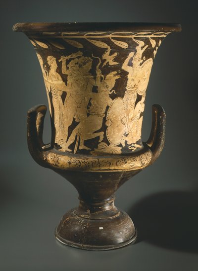 Calyx-krater (grand vase). Poterie à figures rouges de Pérouse (Ombrie). Civilisation étrusque, IVe siècle av. J.-C. - Etruscan