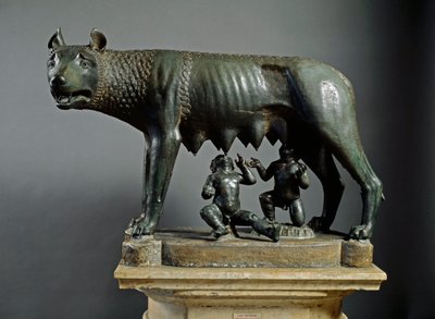 Louve capitoline, sculpture d
