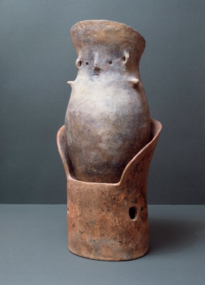 Civilisation étrusque, rite funéraire : ossuaire canope en forme, VIIIe siècle av. J.-C. Du site de Bisenzio - Etruscan