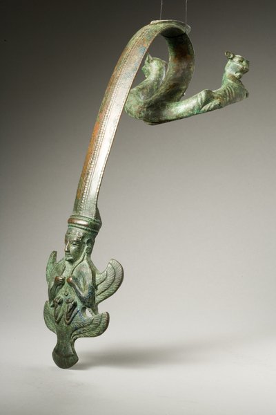 Poignée, début du 5ème siècle av. J.-C. (bronze) - Etruscan