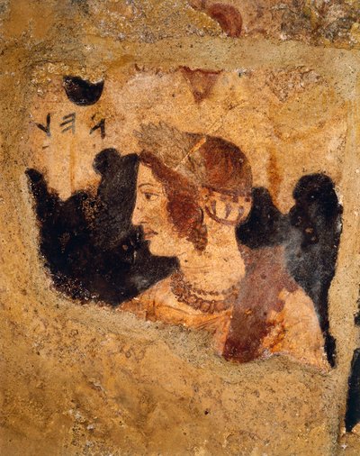 Italie, Latium, Tarquinia, nécropole étrusque, Tombe d