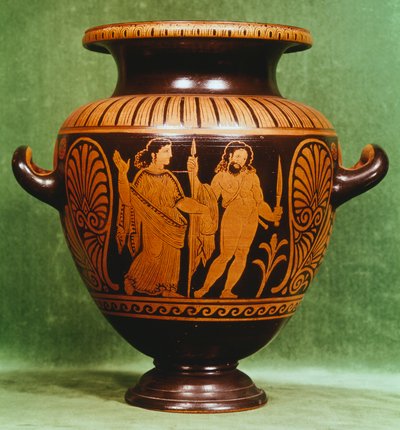 Stamnos, céramique à figures rouges de Vulci (Latium). Civilisation étrusque, IVe siècle av. J.-C. - Etruscan