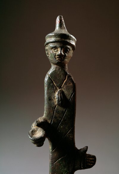 Haruspice, sculpture en bronze - Etruscan Etruscan