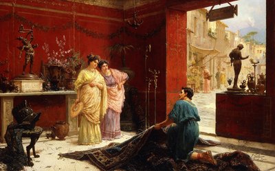 Vendant ses Marchandises - Ettore Forti