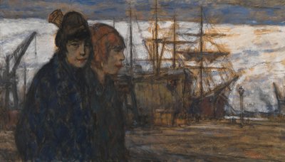 Femmes au port - Eugeen van Mieghem