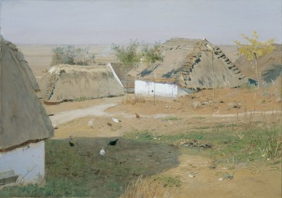 Scène de village - Eugen Jettel