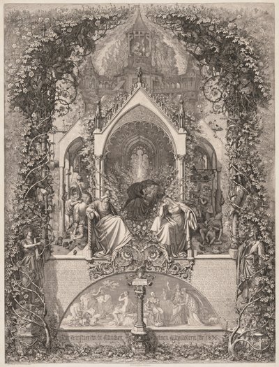 Briar Rose Dornröschen, 1836 - Eugen Napoleon Neureuther