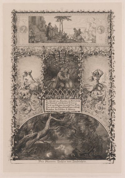 La fille du pasteur de Taubenhain - Eugen Napoleon Neureuther