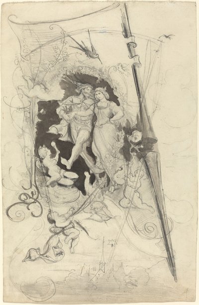 Le Joyeux Écuyer et sa Mariée - Eugen Napoleon Neureuther
