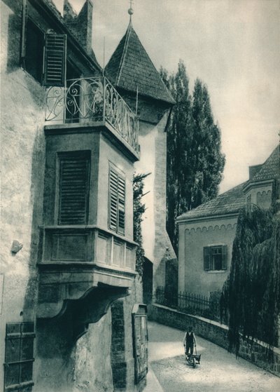 Un coin tranquille de Merano, Tyrol du Sud, Italie, 1927 - Eugen Poppel