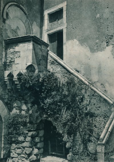 Un coin tranquille de Taormina, Sicile, Italie, 1927 - Eugen Poppel