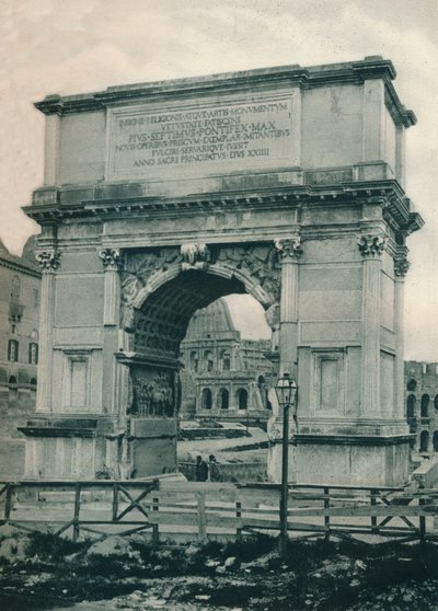 Arc de Titus, Rome, Italie, 1927 - Eugen Poppel