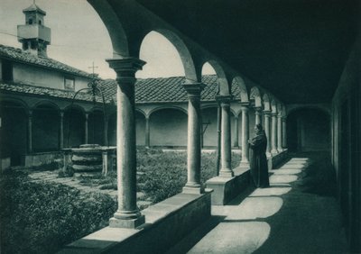 Cloîtres dans un monastère, Florence, Italie - Eugen Poppel