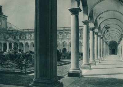 Cloîtres du monastère de San Martino, près de Naples, Italie, 1927 - Eugen Poppel