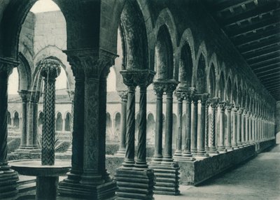Cloîtres du monastère bénédictin, Monreale, Sicile, Italie, 1927 - Eugen Poppel