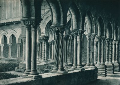 Cloîtres du monastère bénédictin, Monreale, Sicile, Italie, 1927 - Eugen Poppel