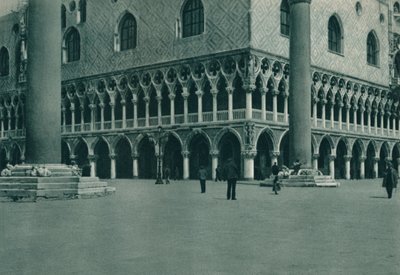 Coin du Palais des Doges sur la Piazzetta di San Marco, Venise, Italie, 1927 - Eugen Poppel