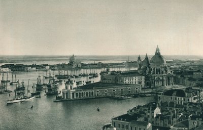 Grand Canal et église de Santa Maria della Salute, Venise, Italie, 1927 - Eugen Poppel
