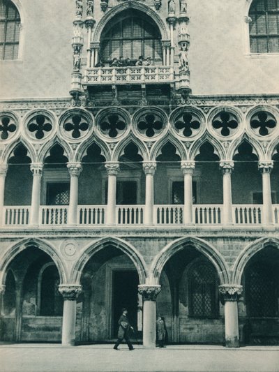 Partie du Palais des Doges, Venise, Italie, 1927 - Eugen Poppel