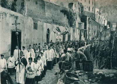 Procession, Capri, Italie, 1927 - Eugen Poppel