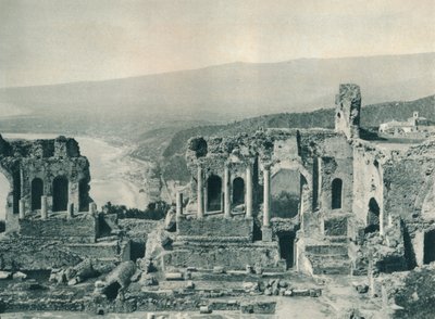 Scène et loge du Théâtre grec, Taormina, Sicile, Italie, 1927 - Eugen Poppel