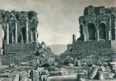 Scène du théâtre grec, Taormina, Sicile, Italie, 1927 - Eugen Poppel