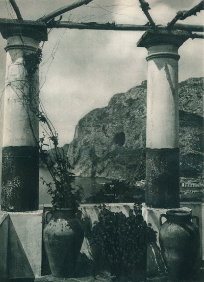 Vue du Monte Solaro, Capri, Italie, 1927 - Eugen Poppel