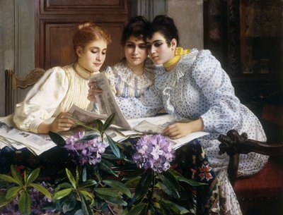Choisir le trousseau - Eugen von Blaas