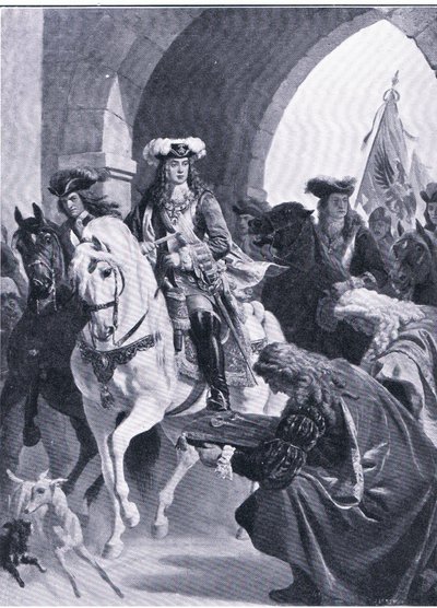 Les Autrichiens entrant à Belgrade, illustration de Repères dans l