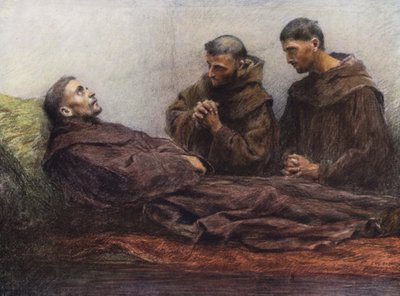 Saint François malade dans le palais épiscopal d