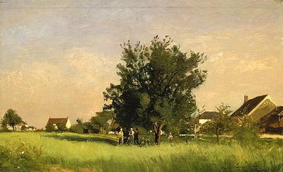 Paysage - Eugene Antoine Samuel Lavieille