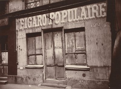 Le Figaro populaire, 122 boulevard de la Villette (façade d