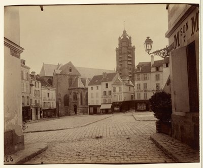 Pontoise, place du Grand Martroy - Eugène Atget