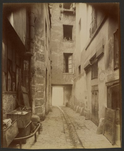 Vieille Cour, 22 Rue Quincampoix (4e) - Eugène Atget