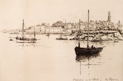 Douarnenez Vu de Tréboul - Eugene Bejot