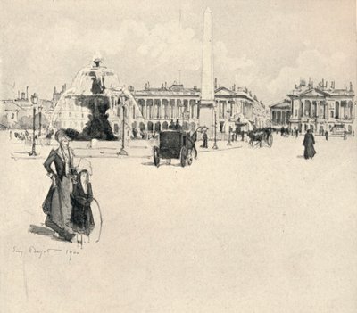 Place de la Concorde, 1915 - Eugene Bejot