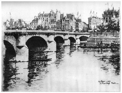 Pont Neuf, c1870-1930 1924 - Eugene Bejot
