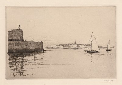 Saint-Malo vu de Dinard - Eugene Bejot