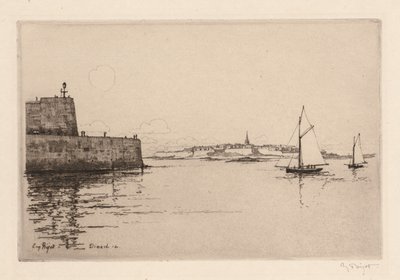 Saint-Malo vu de Dinard, 1914 - Eugene Bejot