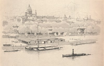 Le Quai St Bernard, 1915 - Eugene Bejot