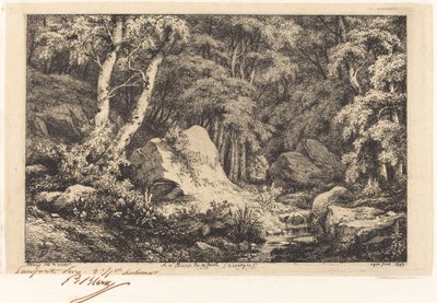 Au ravin de la faille, Auvergne, 1846 - Eugene Bléry