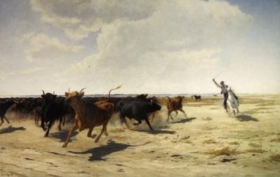 Le rassemblement - Eugene Burnand