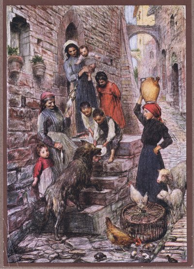 Le loup de Gubbio après sa conversion - Eugene Burnand