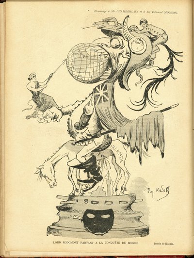 Illustration de Eugene Cadel (1867-1940) dans Le Rire - Eugene Cadel
