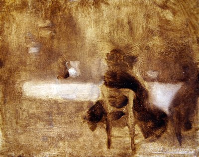 Fille de dos - Eugène Carrière