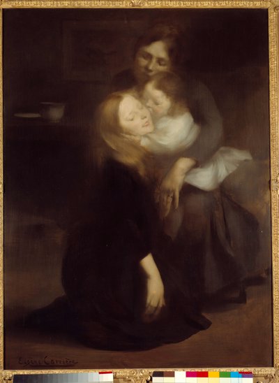 Intimité ou la grande sœur - Eugène Carrière