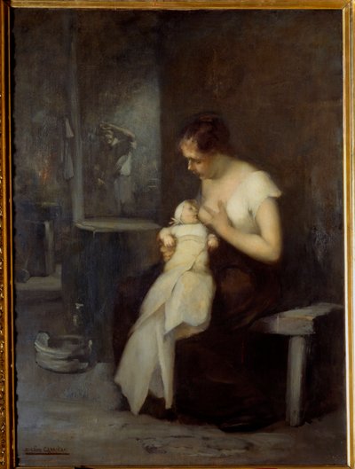 Femme allaitante - Eugène Carrière