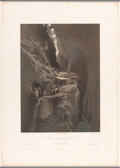 Visiteurs des bains médicinaux de Pfäfers au Moyen Âge - Eugene Ciceri