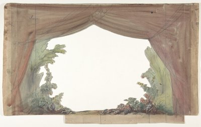 Conception pour un décor de scène à l